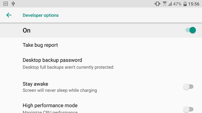 ترفند های Developer Options اندروید